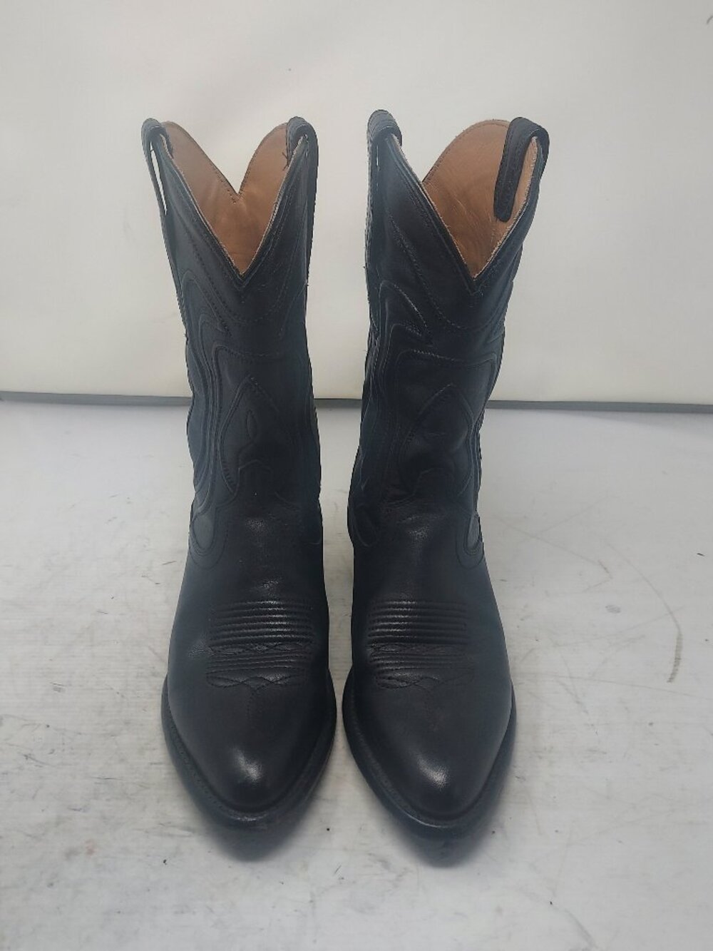 TECOVAS WOMENS THE CARTWRIGHT BLACK COWBOY BOOT - Picture 5 of 10